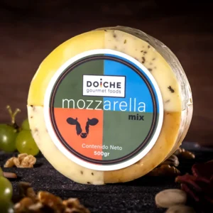 Mozzarella Mix: Clásico, Albahaca, Orégano y Ají
